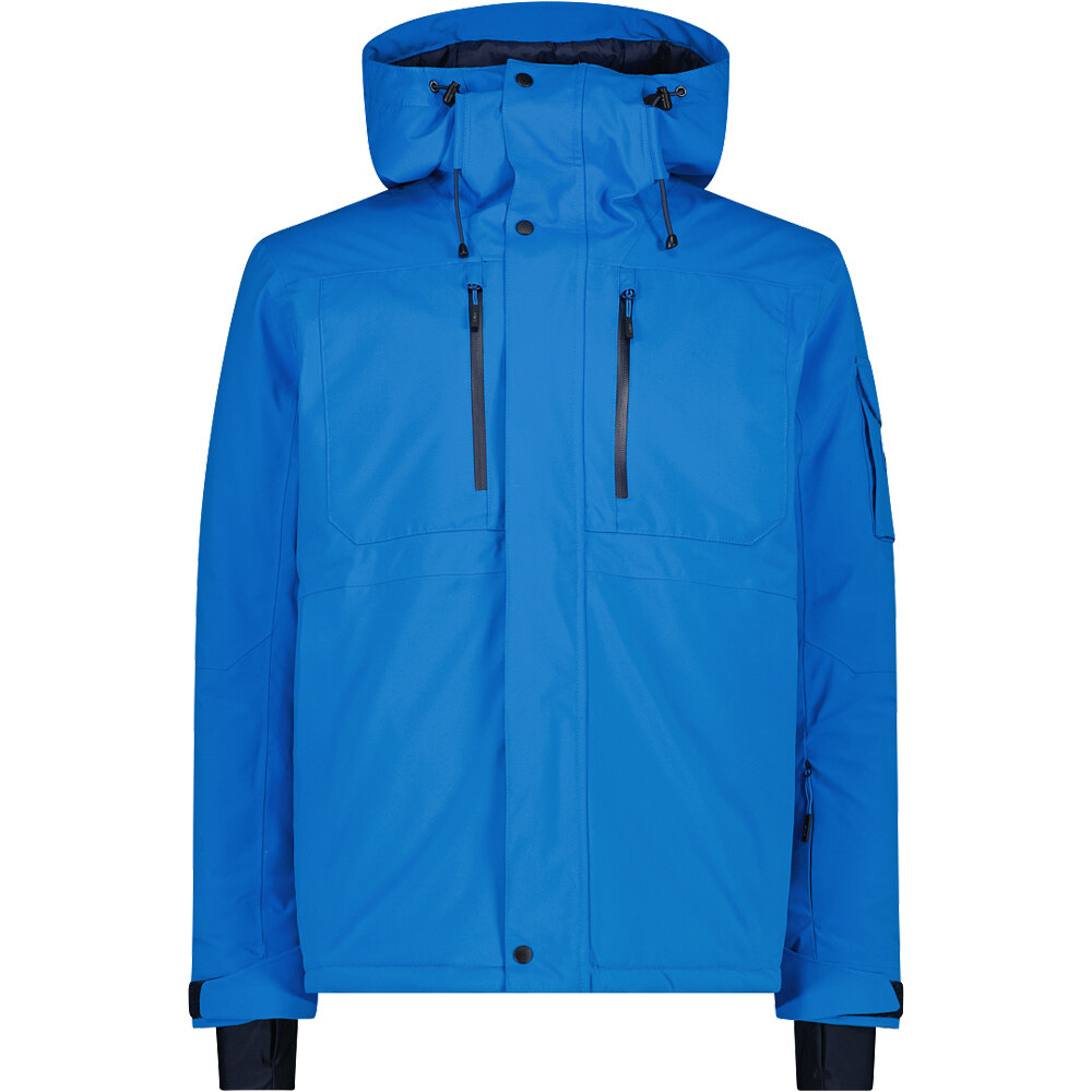 Cmp chaqueta esquí hombre MAN JACKET FIX HOOD AZ vista frontal