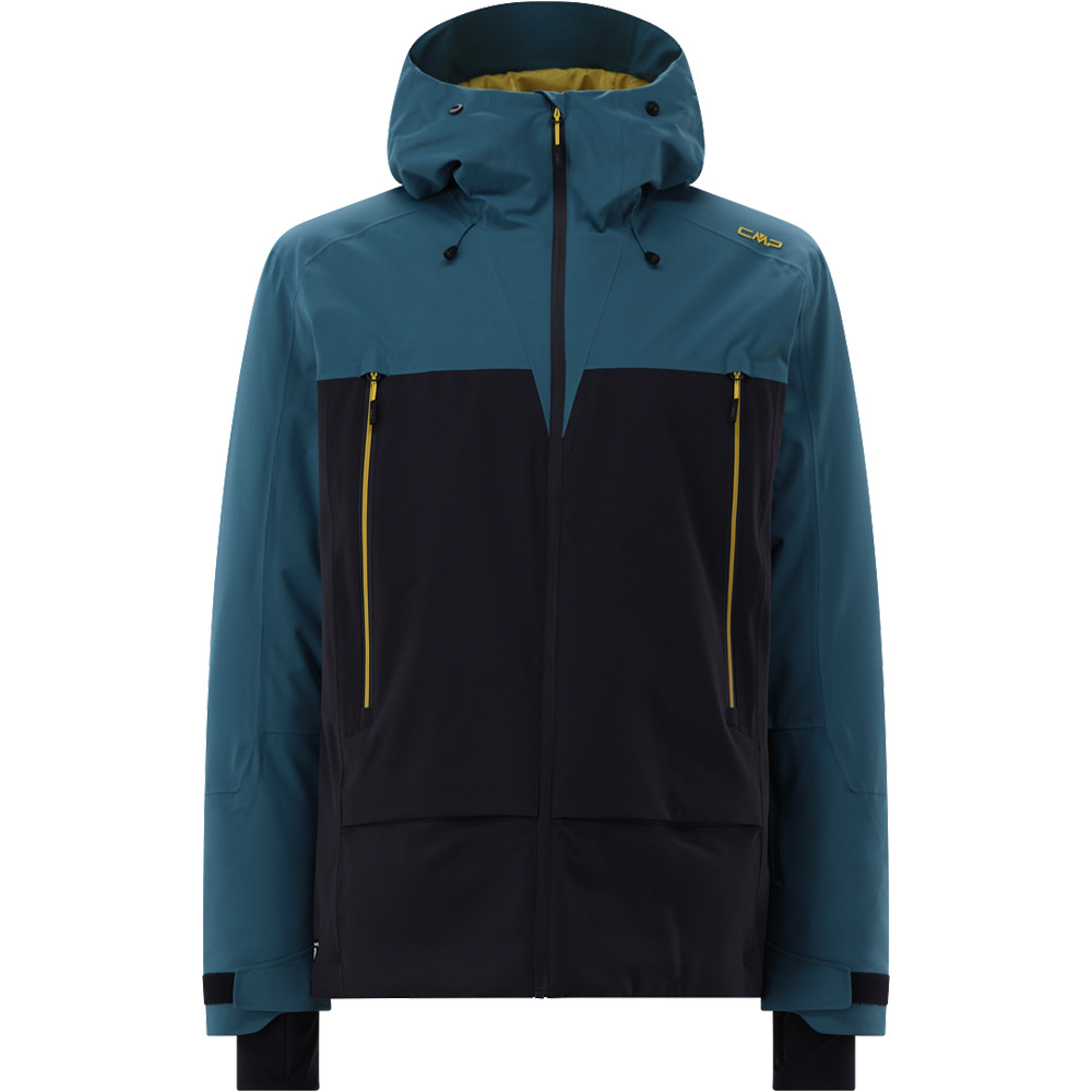 Cmp chaqueta esquí hombre MAN JACKET FIX HOOD GR vista frontal