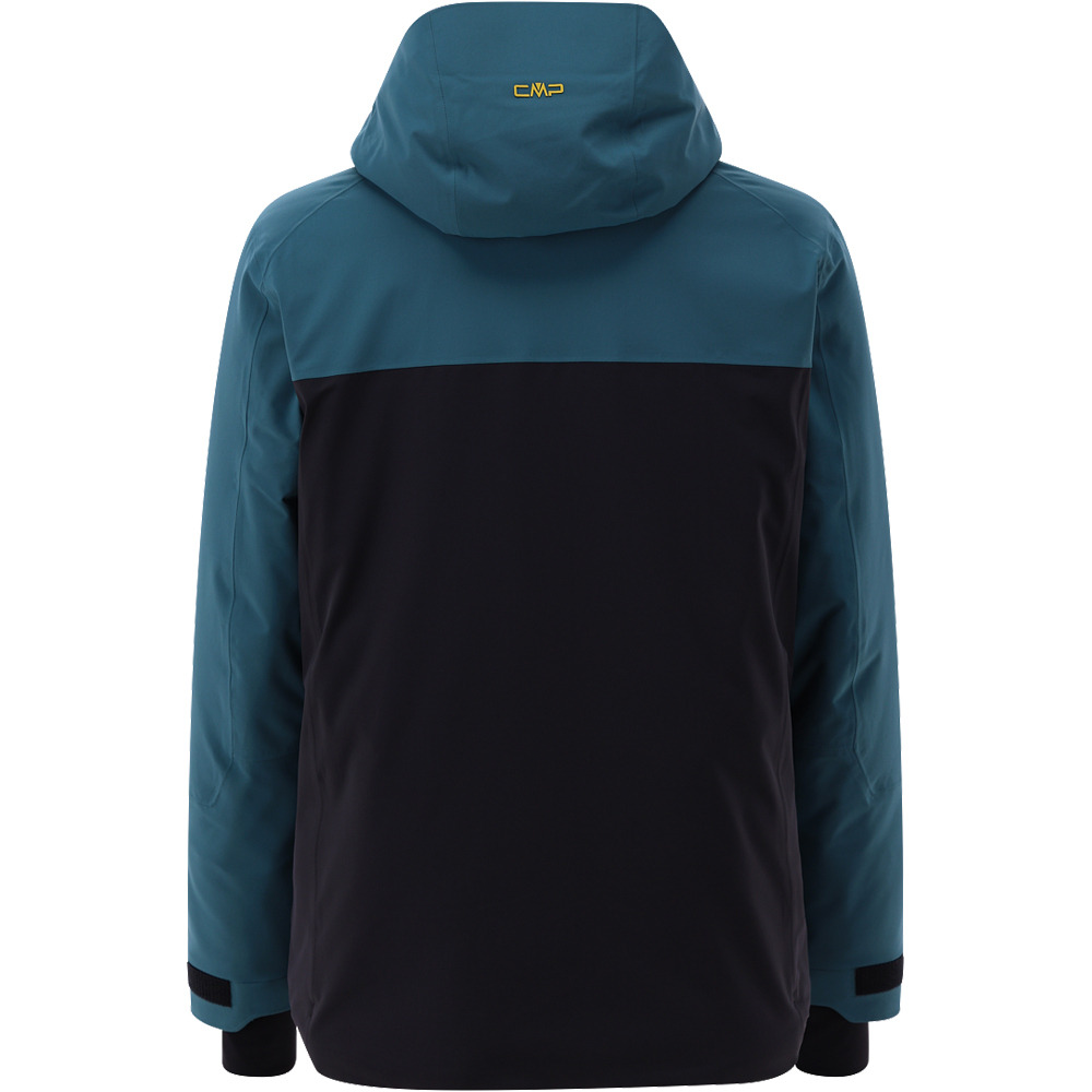 Cmp chaqueta esquí hombre MAN JACKET FIX HOOD GR vista trasera