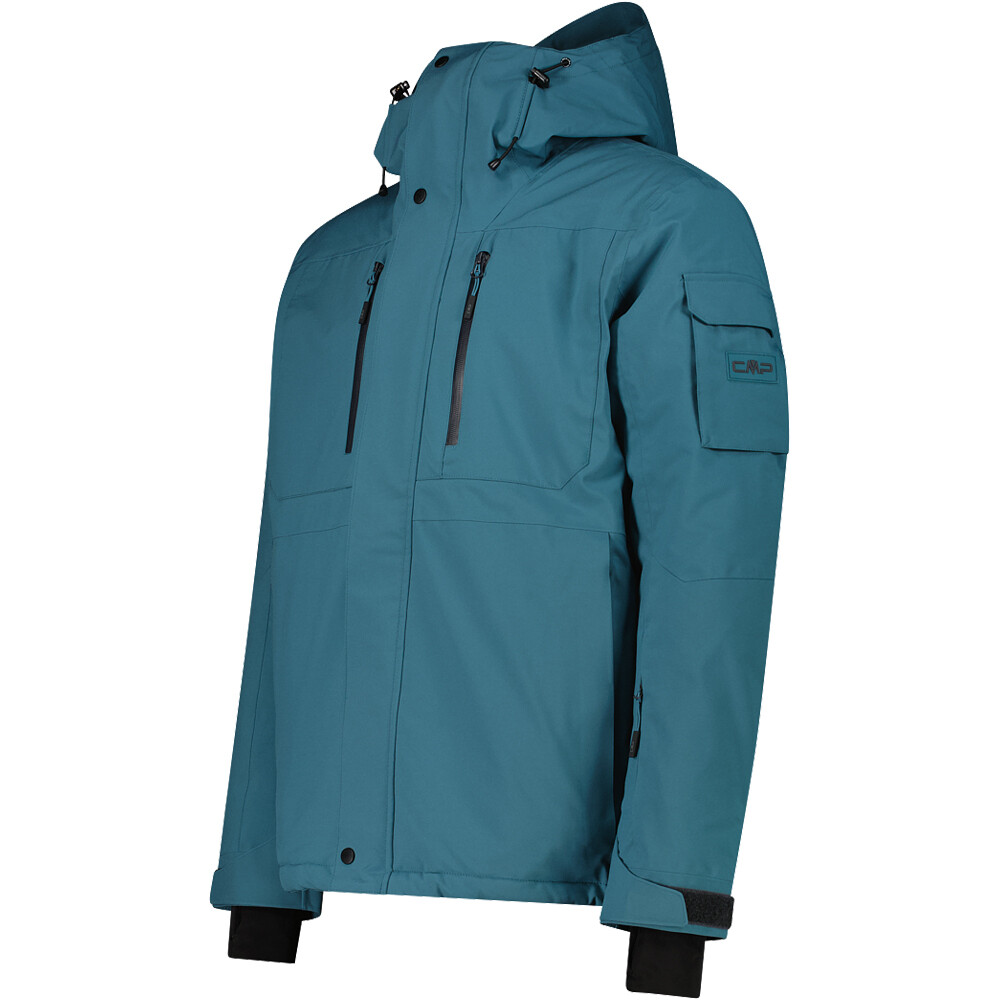 Cmp chaqueta esquí hombre MAN JACKET FIX HOOD VE vista detalle