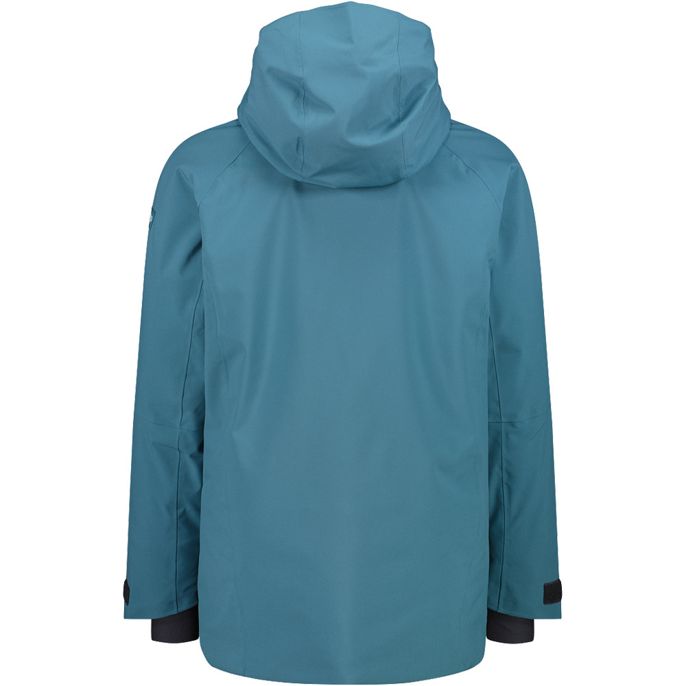 Cmp chaqueta esquí hombre MAN JACKET FIX HOOD VE vista trasera