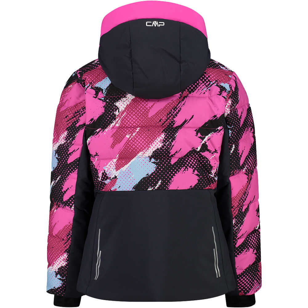 Cmp chaqueta esquí infantil KID G JACKET FIX HOOD vista trasera