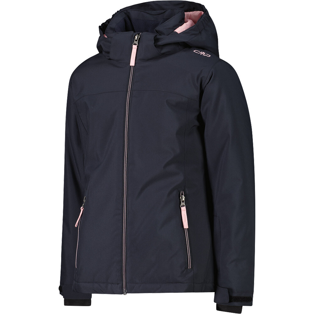 Cmp chaqueta esquí infantil KID G JACKET SNAPS HOOD GRRS vista detalle