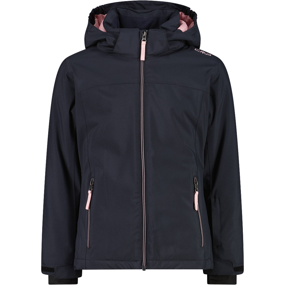 Cmp chaqueta esquí infantil KID G JACKET SNAPS HOOD GRRS vista frontal