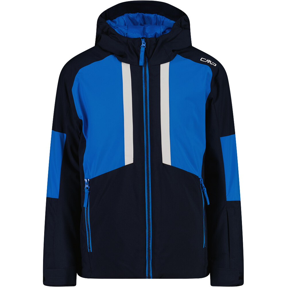 Cmp chaqueta esquí infantil KID JACKET FIX HOOD AZ vista frontal