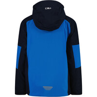 Cmp chaqueta esquí infantil KID JACKET FIX HOOD AZ vista trasera