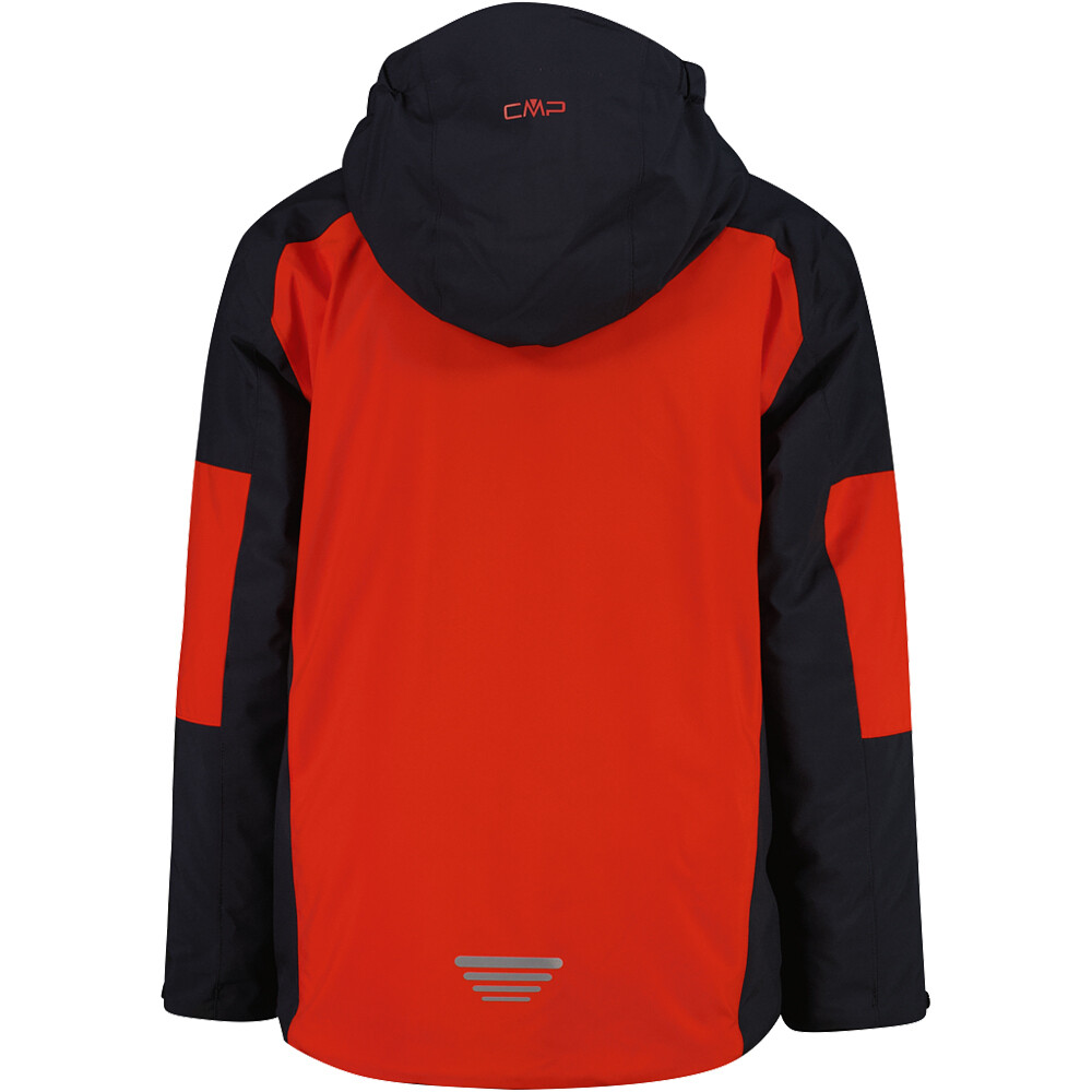 Cmp chaqueta esquí infantil KID JACKET FIX HOOD NA vista trasera