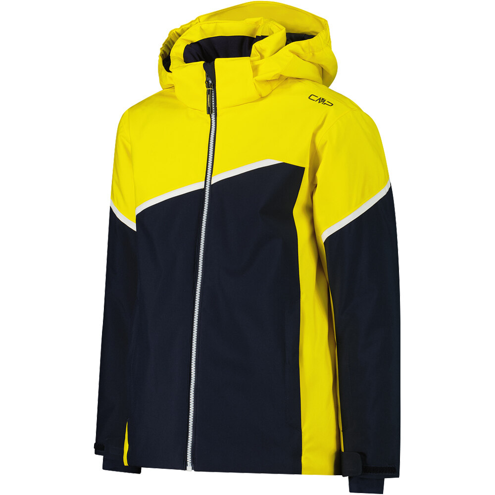 Cmp chaqueta esquí infantil KID JACKET SNAPS HOOD AZ vista detalle