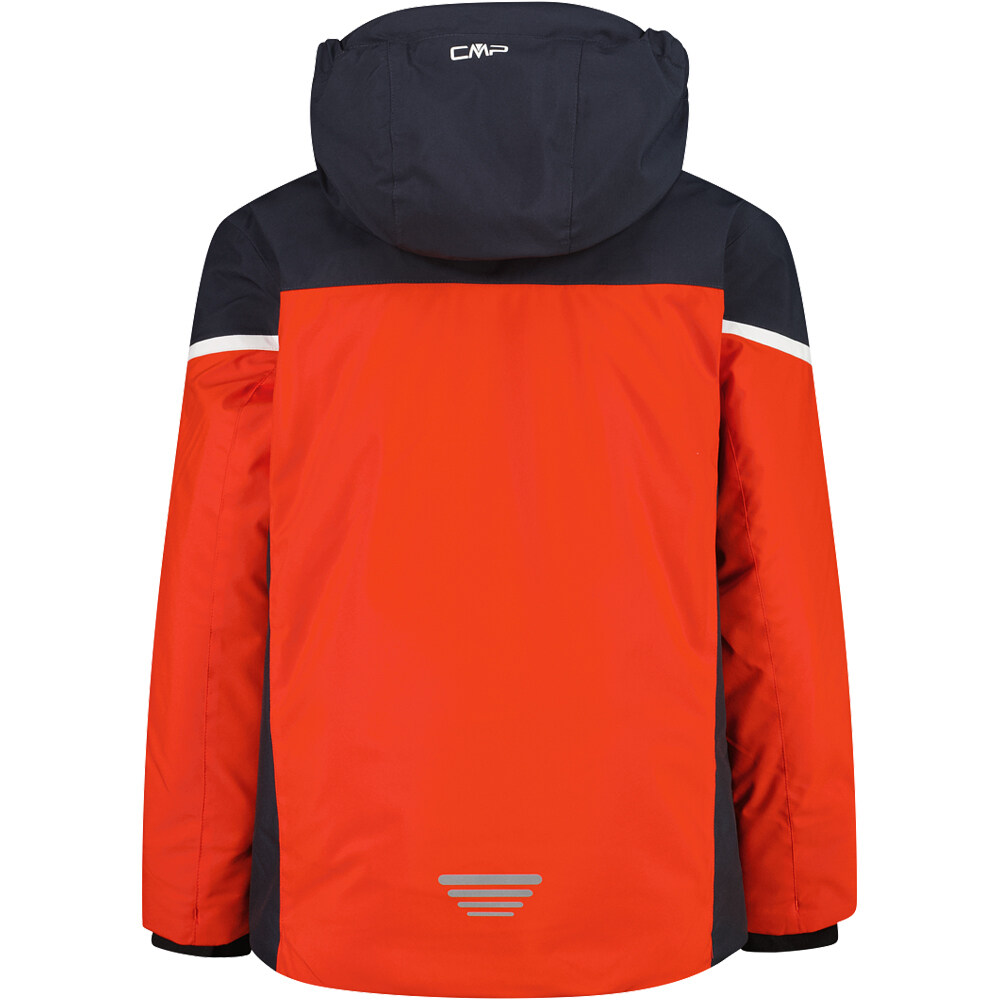 Cmp chaqueta esquí infantil KID JACKET SNAPS HOOD vista trasera