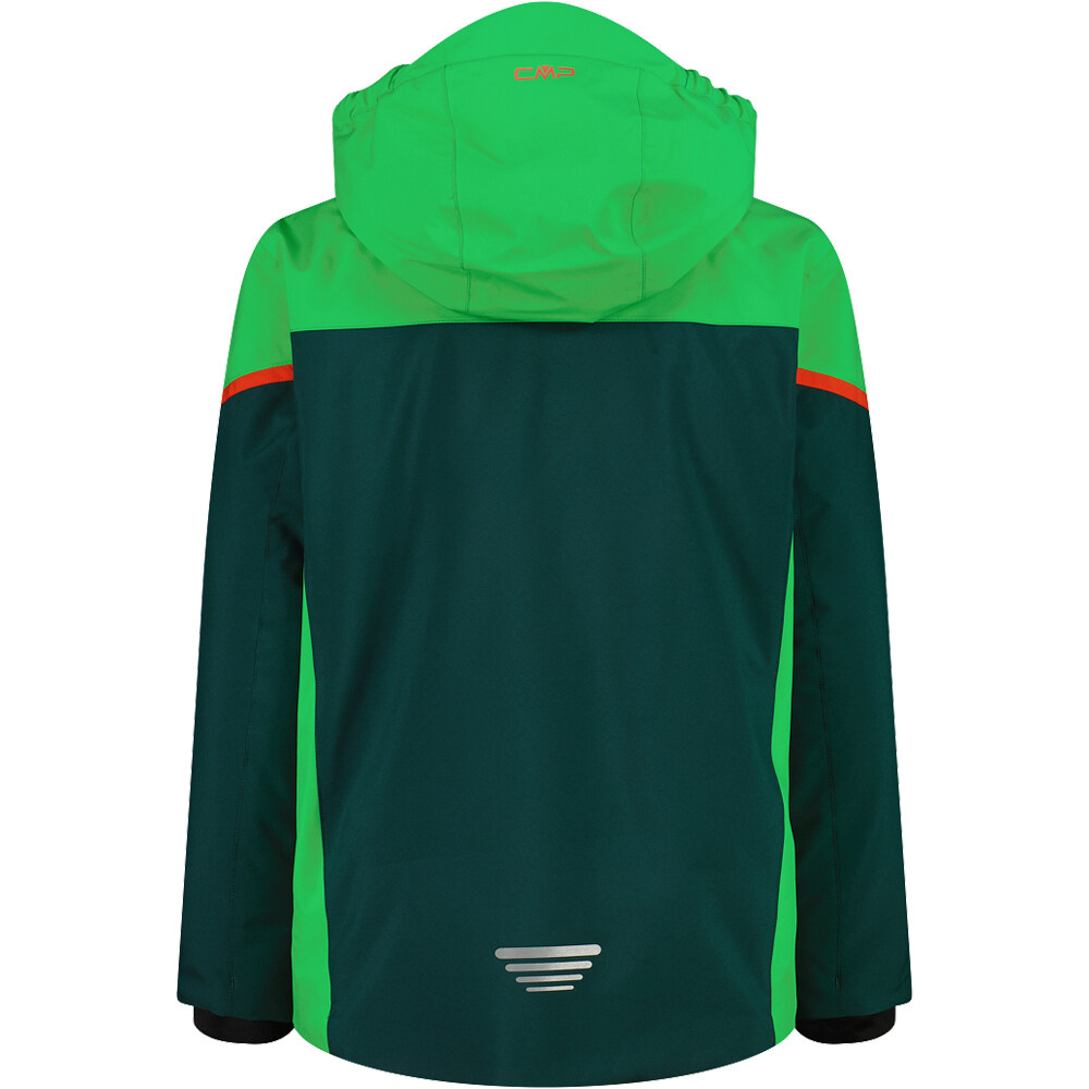 Cmp chaqueta esquí infantil KID JACKET SNAPS HOOD vista trasera