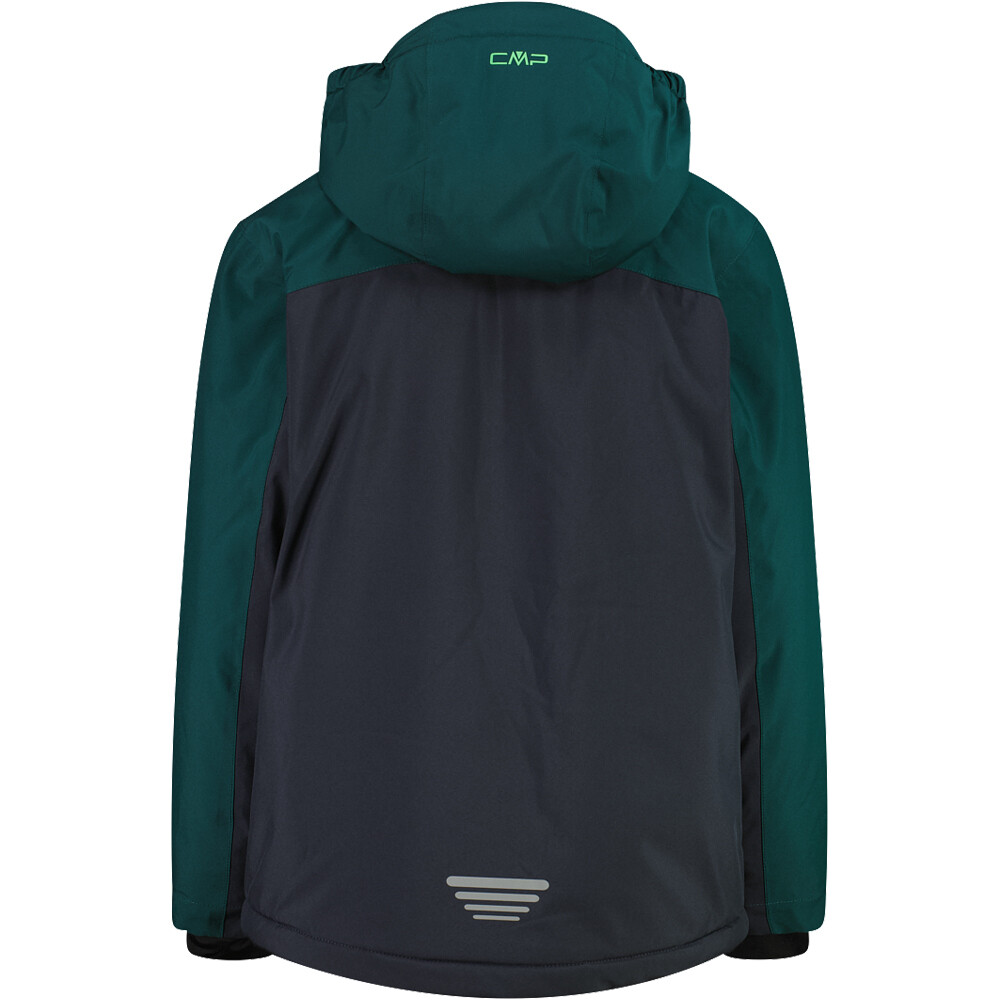 Cmp chaqueta esquí infantil KID JACKET SNAPS HOOD vista trasera