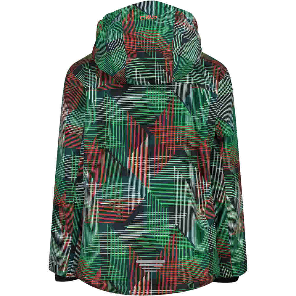 Cmp chaqueta esquí infantil KID JACKET SNAPS HOOD vista trasera