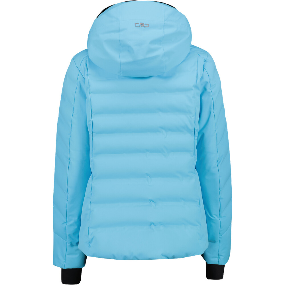 Cmp chaqueta esquí mujer WOMAN JACKET FIX HOOD AZ vista trasera