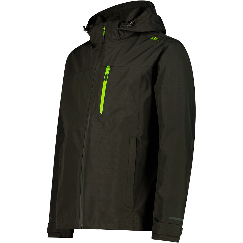 Cmp chaqueta impermeable hombre MAN JACKET FIX HOOD vista detalle
