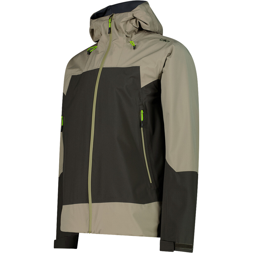 Cmp chaqueta impermeable hombre MAN JACKET FIX HOOD vista detalle