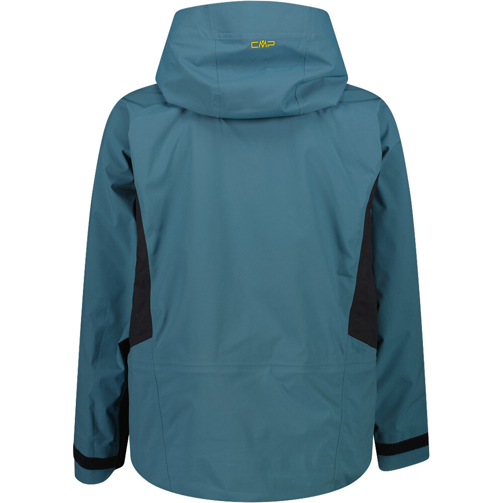 Cmp chaqueta impermeable hombre MAN JACKET FIX HOOD vista trasera