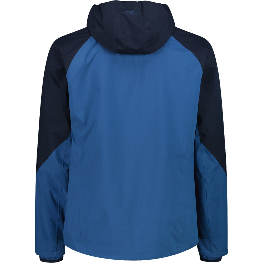 Cmp chaqueta impermeable hombre MAN JACKET FIX HOOD vista trasera