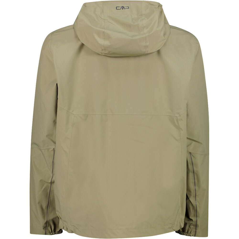Cmp chaqueta impermeable hombre MAN JACKET FIX HOOD vista trasera