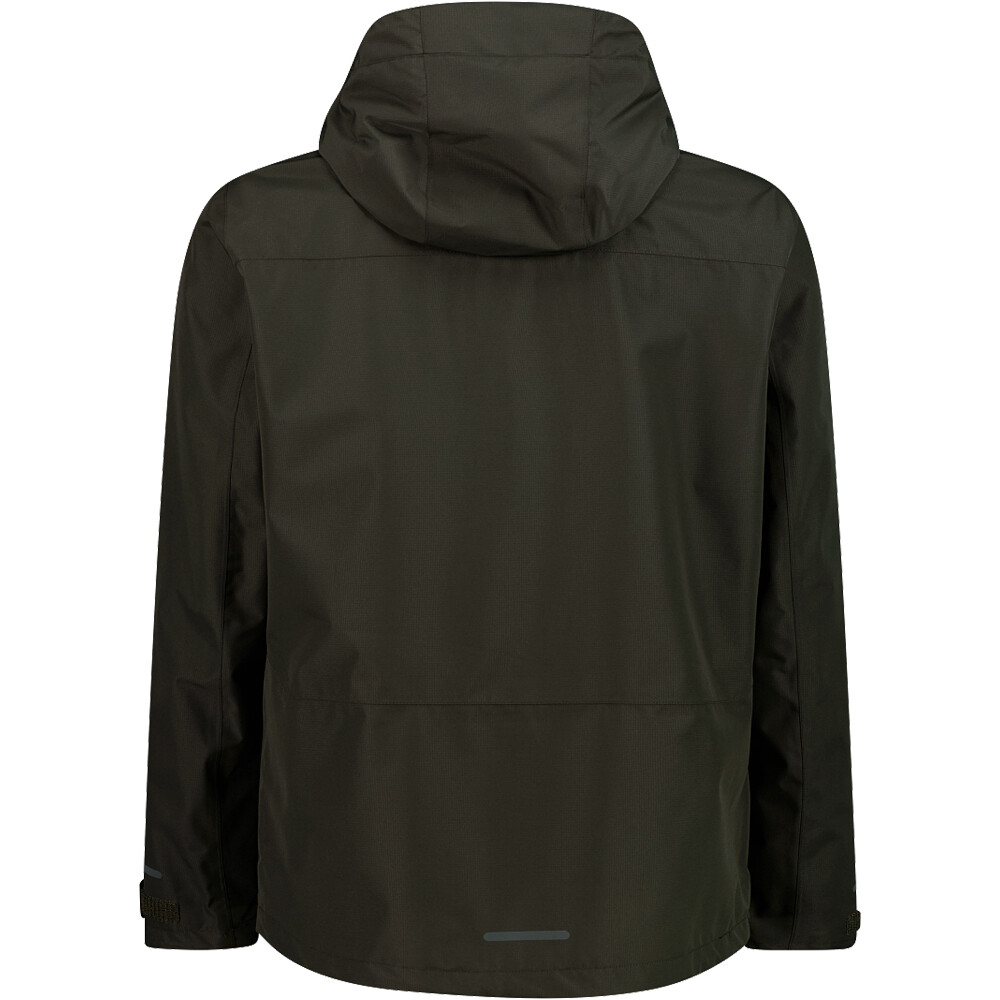 Cmp chaqueta impermeable hombre MAN JACKET FIX HOOD vista trasera