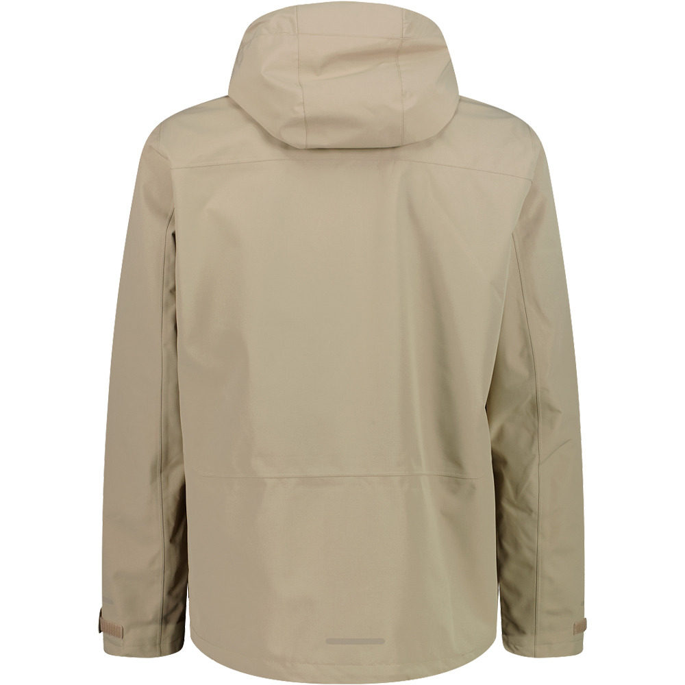 Cmp chaqueta impermeable hombre MAN JACKET FIX HOOD vista trasera