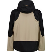 Cmp chaqueta impermeable hombre MAN JACKET FIX HOOD vista trasera