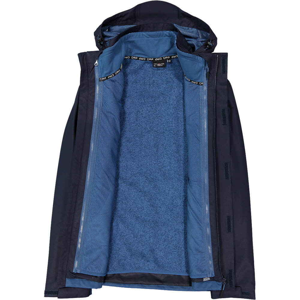 Cmp chaqueta impermeable hombre MAN JACKET ZIP HOOD DETACHABLE INN.JACKET 06