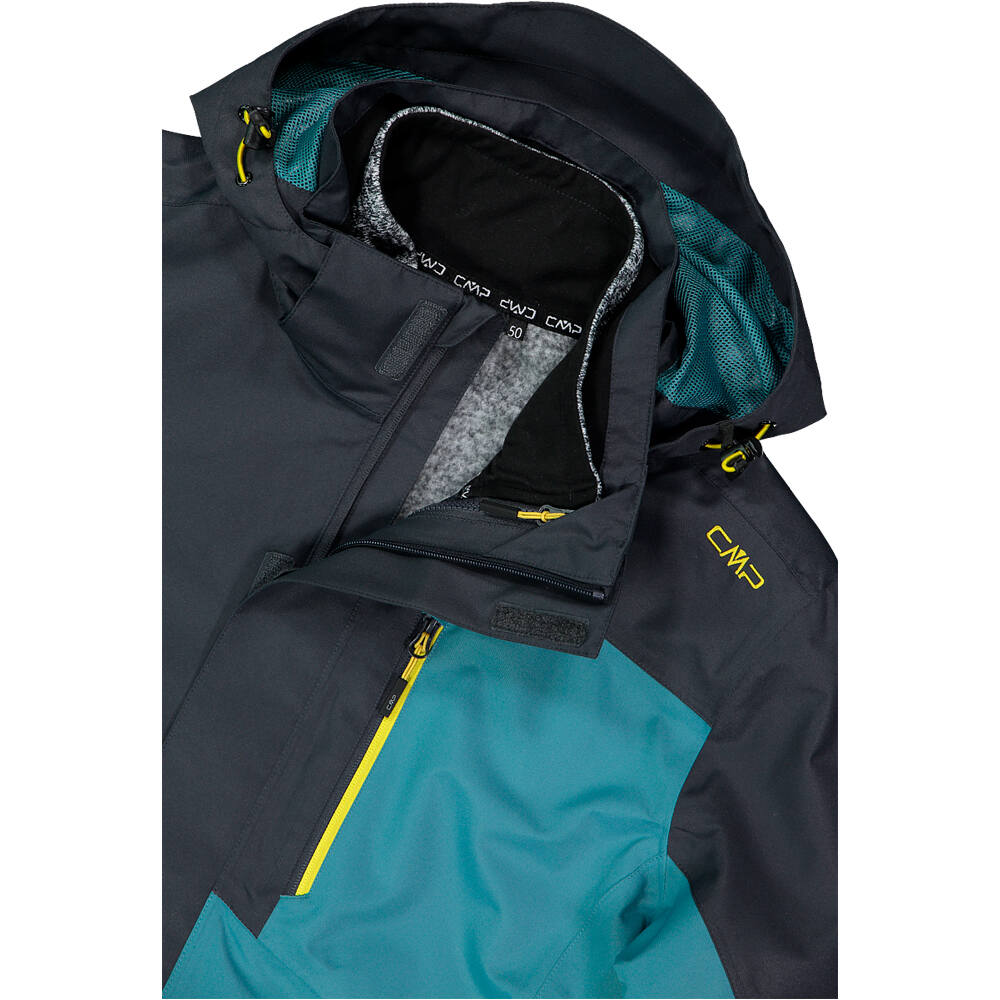 Cmp chaqueta impermeable hombre MAN JACKET ZIP HOOD DETACHABLE INN.JACKET 07