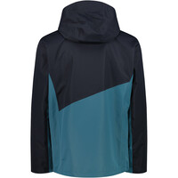 Cmp chaqueta impermeable hombre MAN JACKET ZIP HOOD DETACHABLE INN.JACKET vista trasera