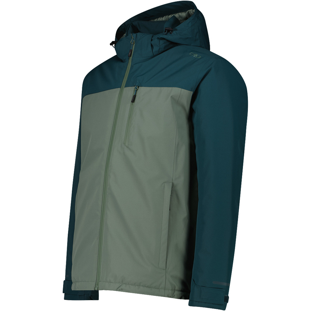 Cmp chaqueta impermeable hombre MAN JACKET ZIP HOOD vista detalle
