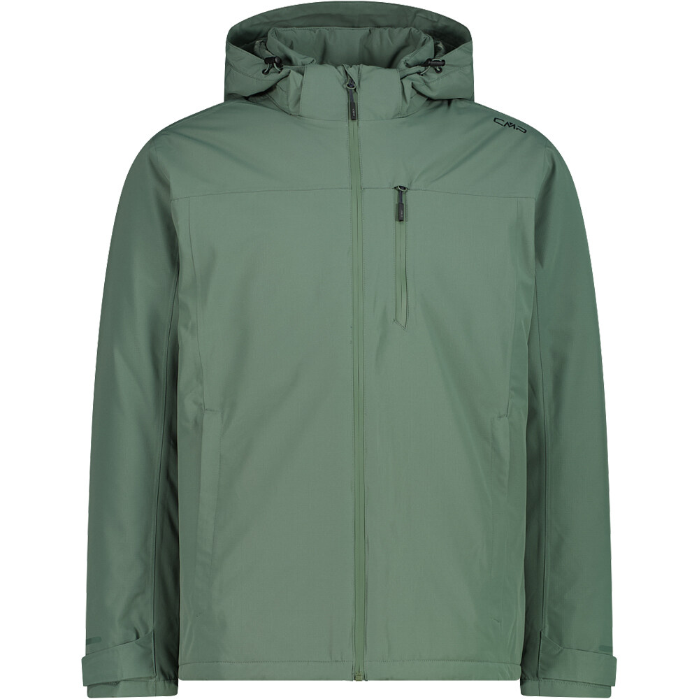 Cmp chaqueta impermeable hombre MAN JACKET ZIP HOOD vista frontal