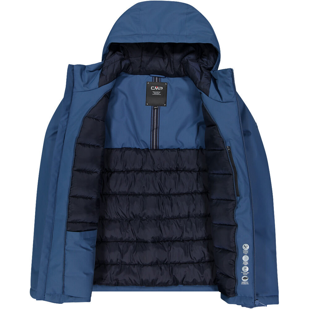 Cmp chaqueta impermeable insulada hombre MAN JACKET FIX HOOD 03