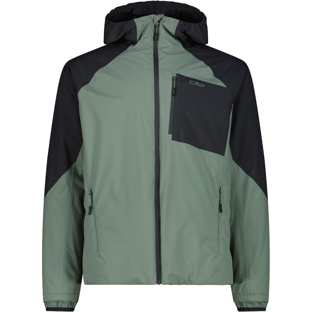 Cmp chaqueta impermeable insulada hombre MAN JACKET FIX HOOD vista frontal