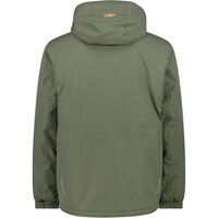 Cmp chaqueta impermeable insulada hombre MAN JACKET FIX HOOD vista trasera