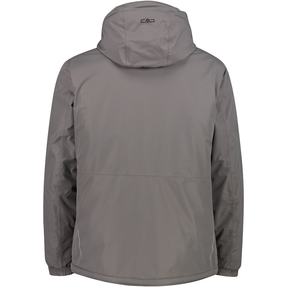 Cmp chaqueta impermeable insulada hombre MAN JACKET FIX HOOD vista trasera