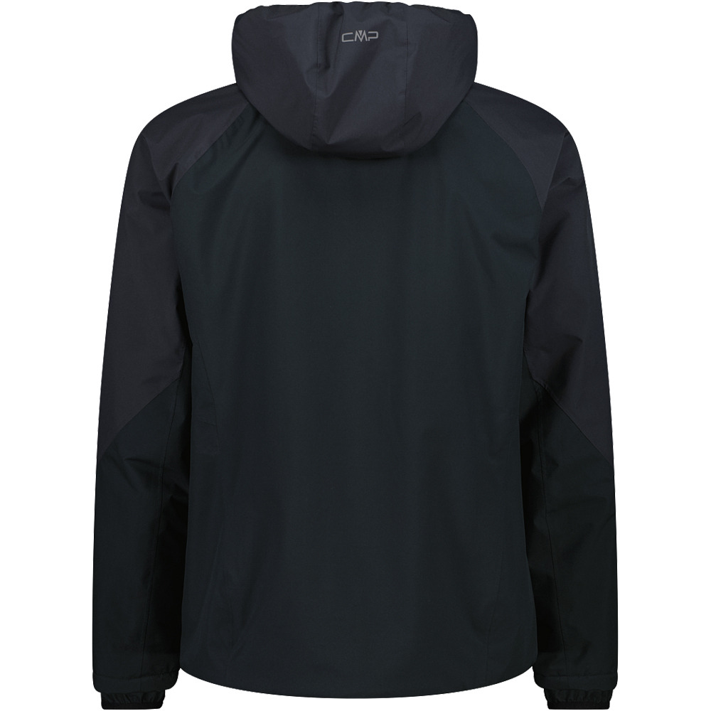 Cmp chaqueta impermeable insulada hombre MAN JACKET FIX HOOD vista trasera