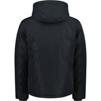 Cmp chaqueta impermeable insulada hombre MAN JACKET FIX HOOD vista trasera