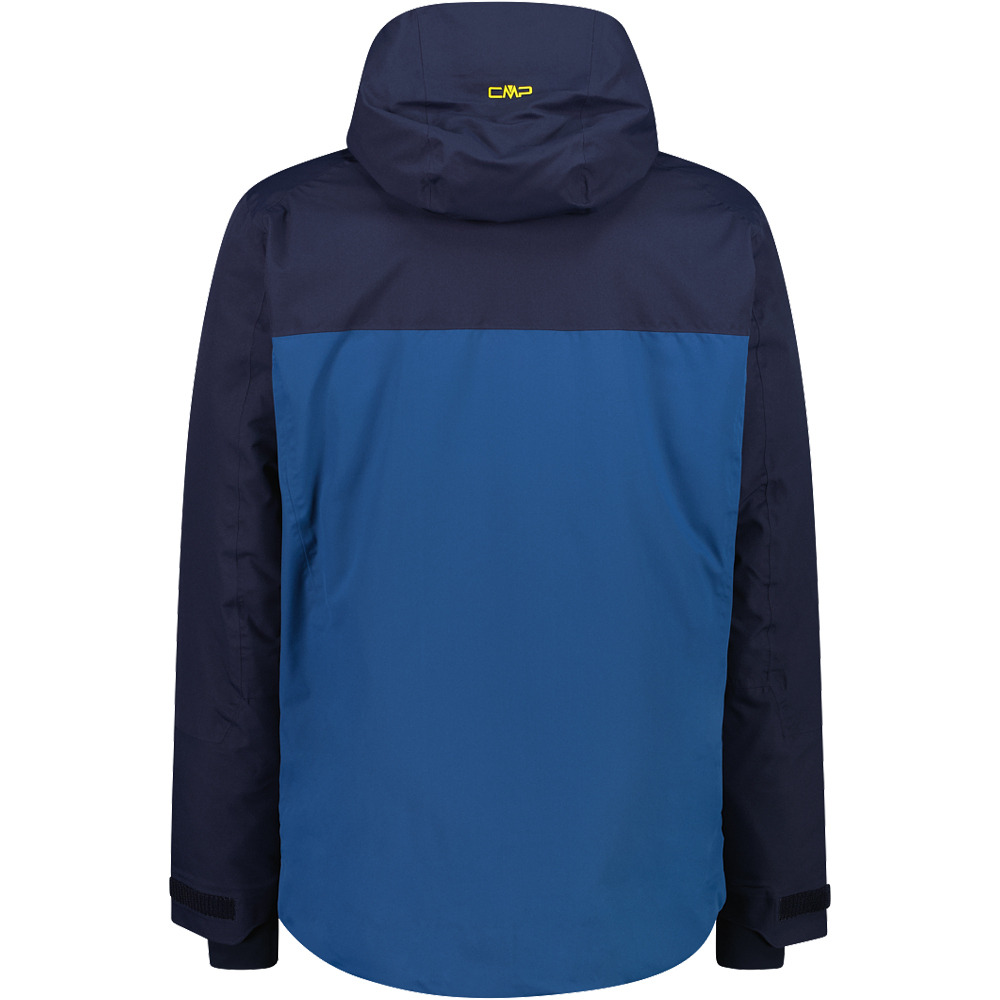 Cmp chaqueta impermeable insulada hombre MAN JACKET FIX HOOD vista trasera