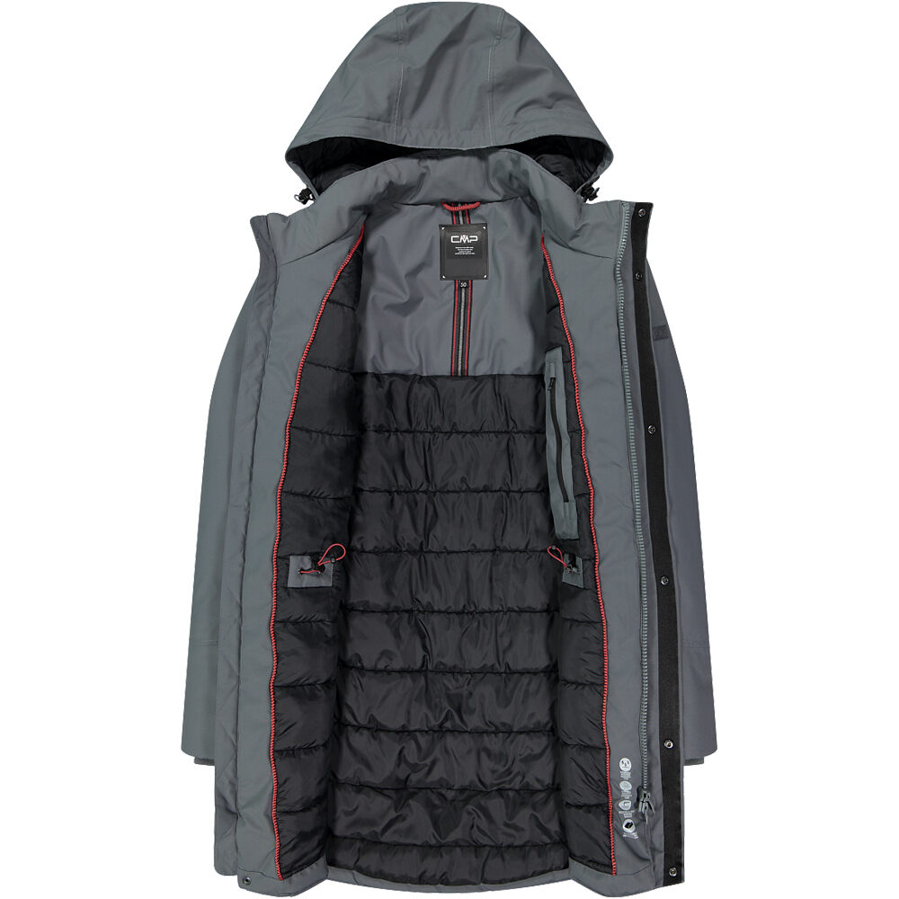 Cmp chaqueta impermeable insulada hombre MAN PARKA ZIP HOOD 03