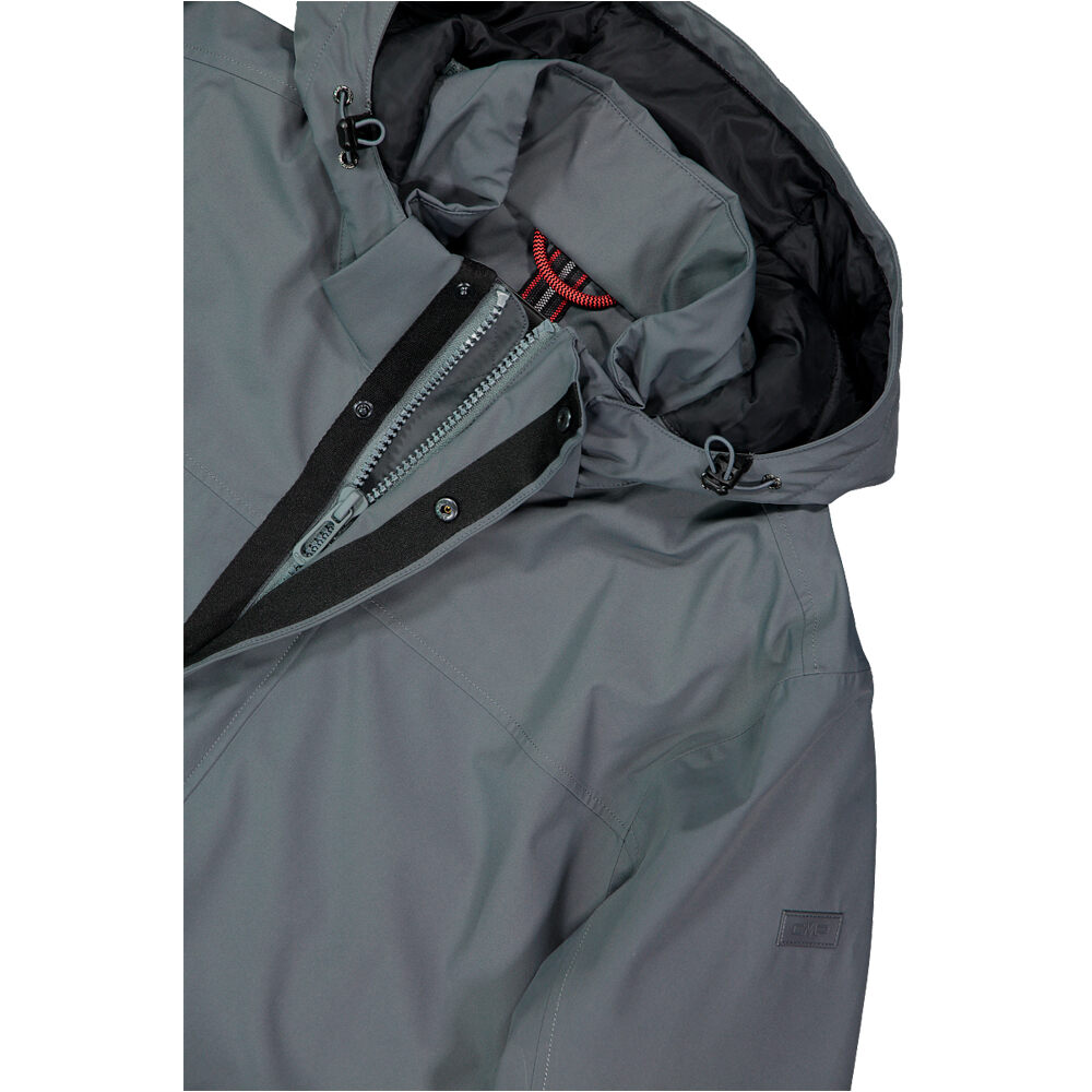 Cmp chaqueta impermeable insulada hombre MAN PARKA ZIP HOOD 04