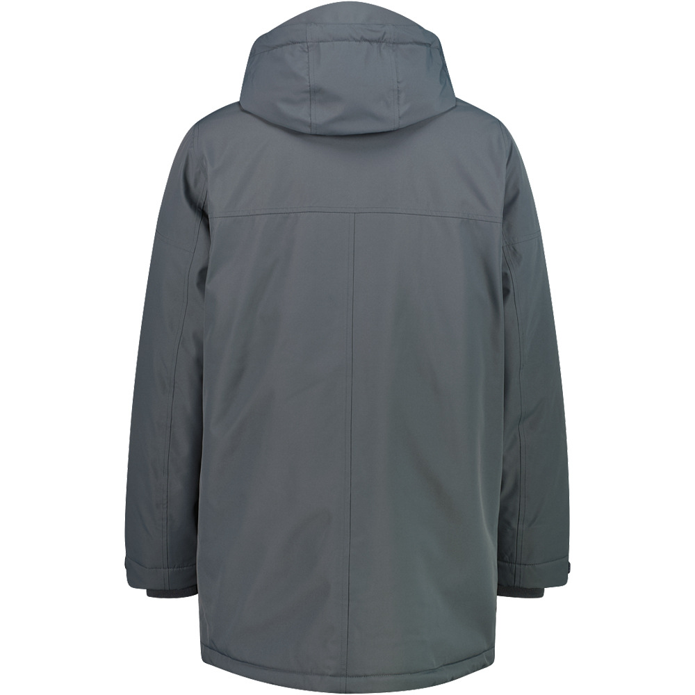 Cmp chaqueta impermeable insulada hombre MAN PARKA ZIP HOOD vista trasera
