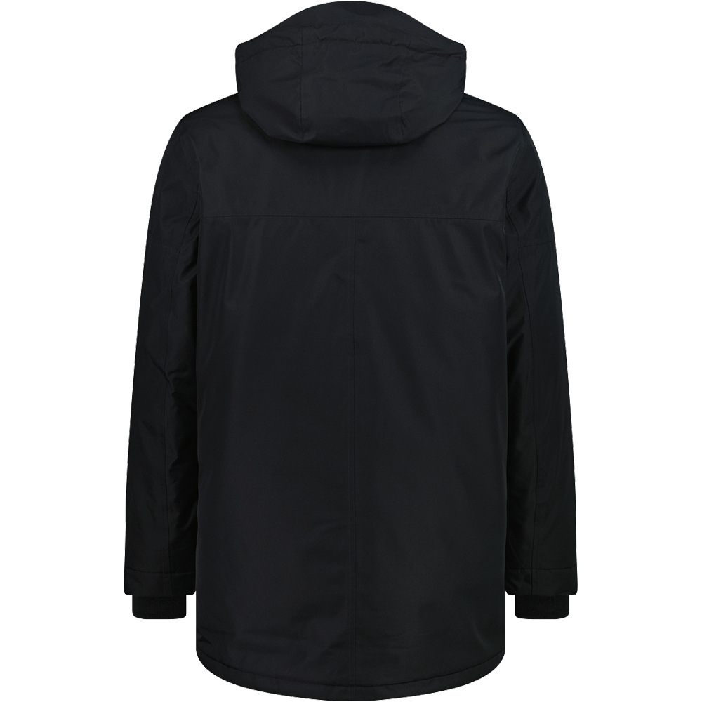 Cmp chaqueta impermeable insulada hombre MAN PARKA ZIP HOOD vista trasera