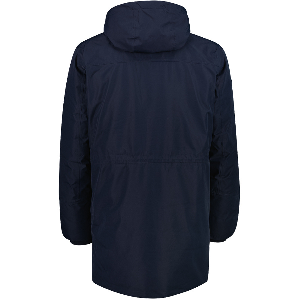 Cmp chaqueta impermeable insulada hombre MAN PARKA ZIP HOOD vista trasera