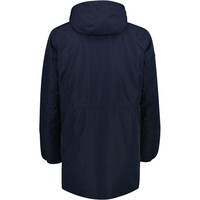 Cmp chaqueta impermeable insulada hombre MAN PARKA ZIP HOOD vista trasera