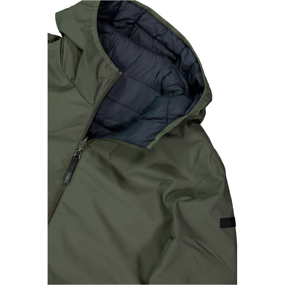Cmp chaqueta impermeable insulada hombre MAN REVERSE JACKET FIX HOOD 07