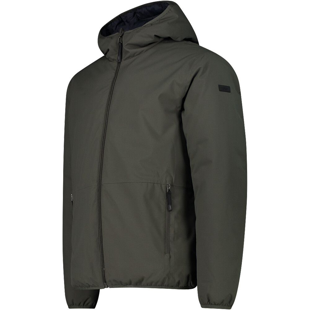 Cmp chaqueta impermeable insulada hombre MAN REVERSE JACKET FIX HOOD vista detalle