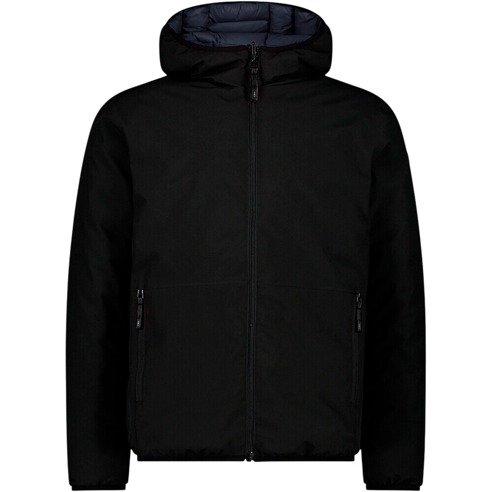 Cmp chaqueta impermeable insulada hombre MAN REVERSE JACKET FIX HOOD vista frontal