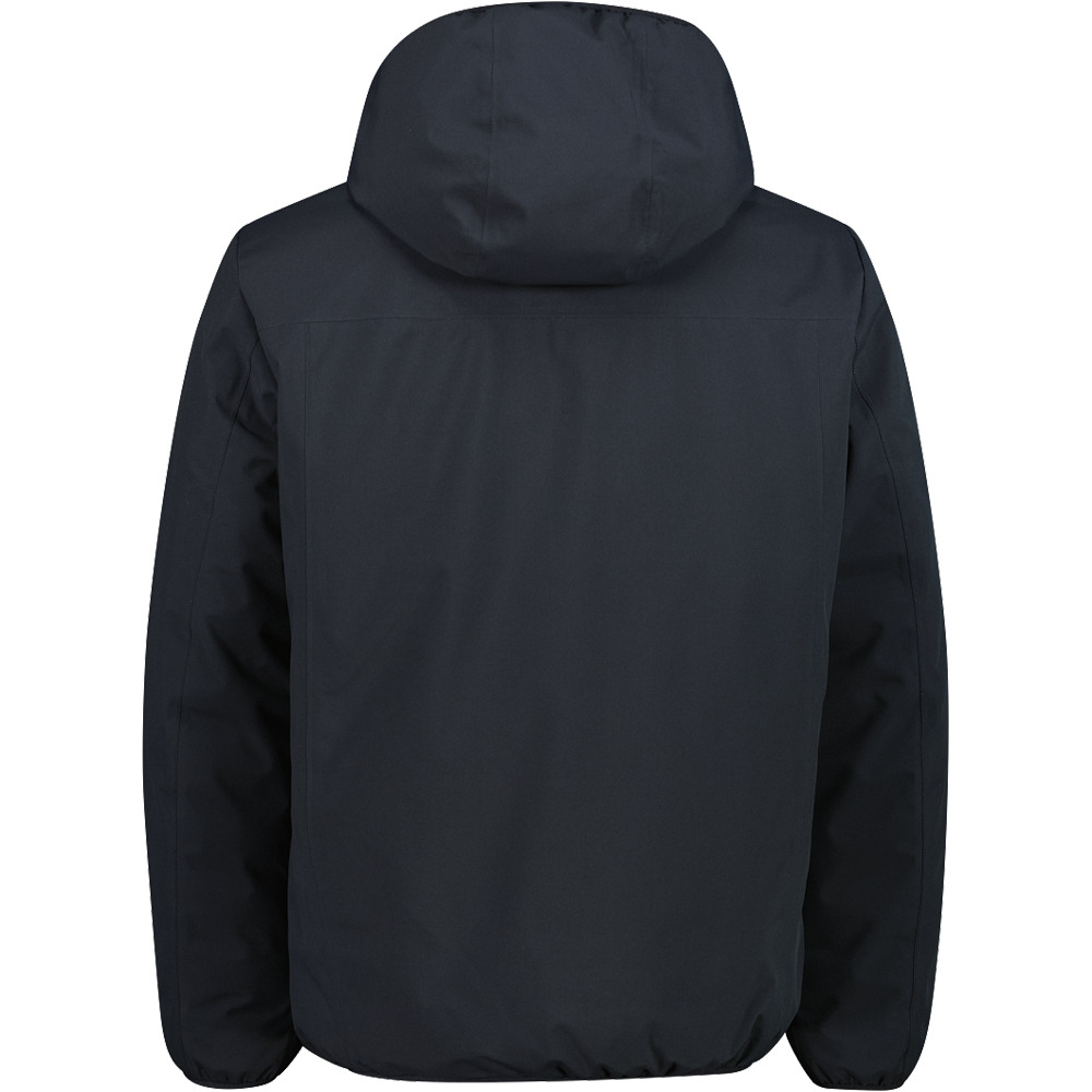 Cmp chaqueta impermeable insulada hombre MAN REVERSE JACKET FIX HOOD vista trasera