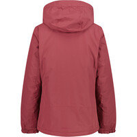Cmp chaqueta impermeable insulada mujer WOMAN JACKET FIX HOOD vista trasera