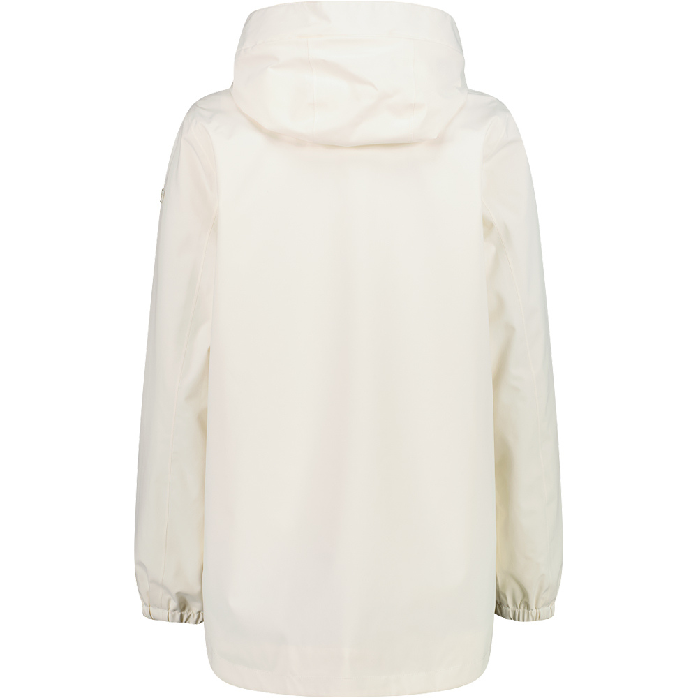Cmp chaqueta impermeable insulada mujer WOMAN JACKET FIX HOOD vista trasera