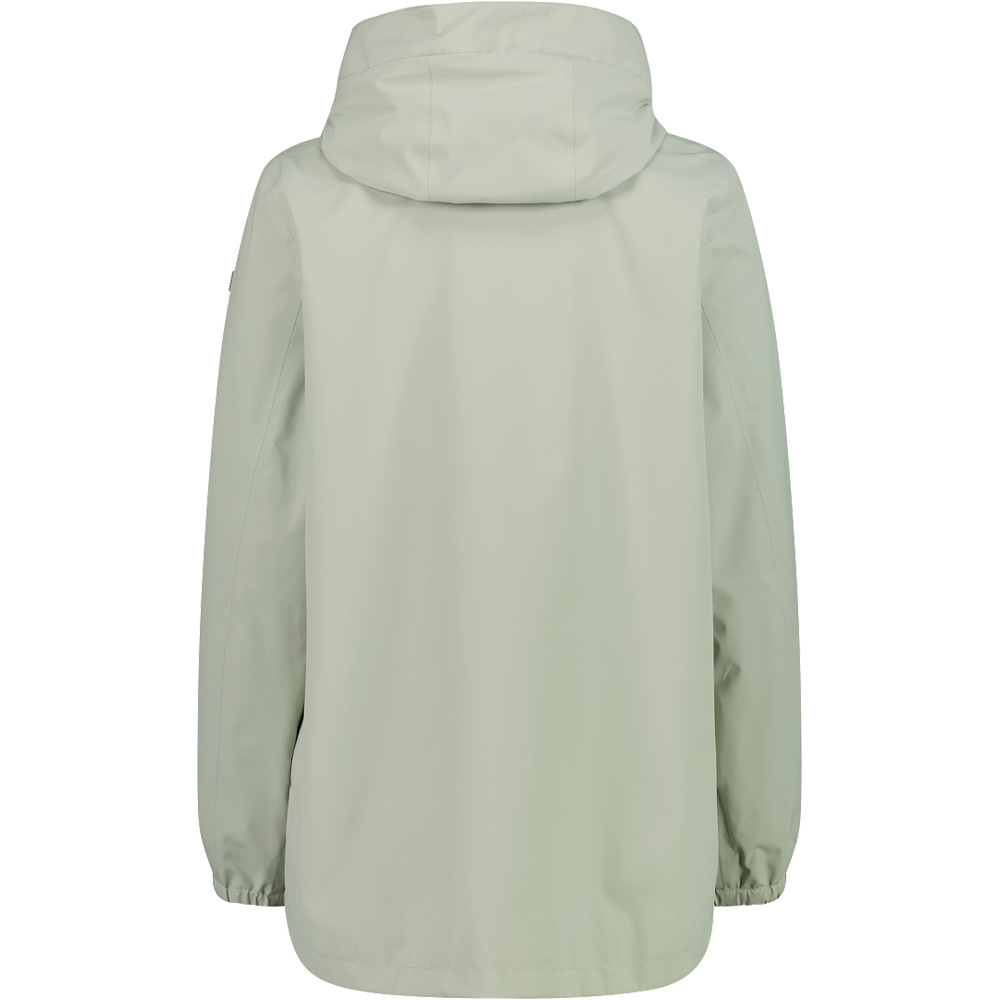 Cmp chaqueta impermeable insulada mujer WOMAN JACKET FIX HOOD vista trasera